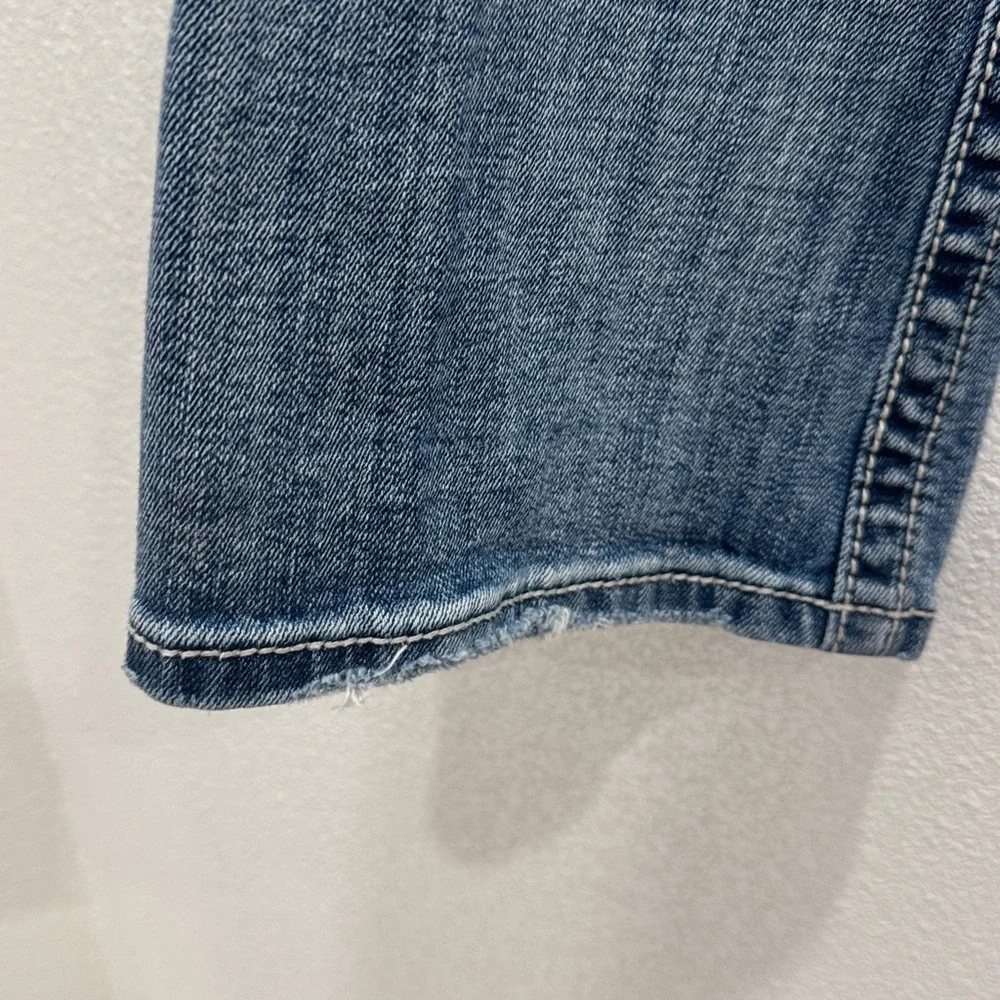 Miss Me Signature Rise Boot Cut Jeans size 27 Light distressed Jeans - Picture 10 of 12